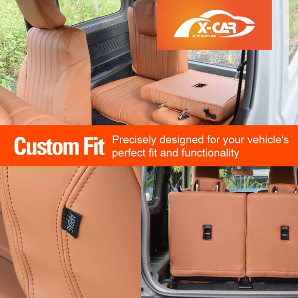 Seat Covers for Suzuki Jimny 3-Door 2018-2025 Premium Vintage PU Leather