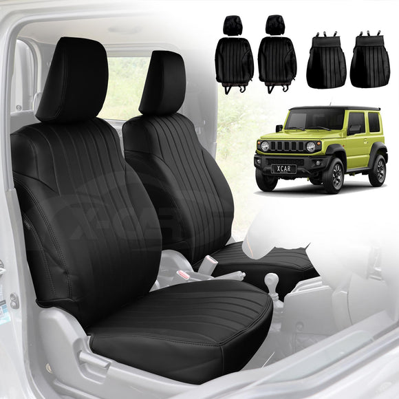 Seat Covers for Suzuki Jimny 3-Door 2018-2025 Premium Vintage PU Leather