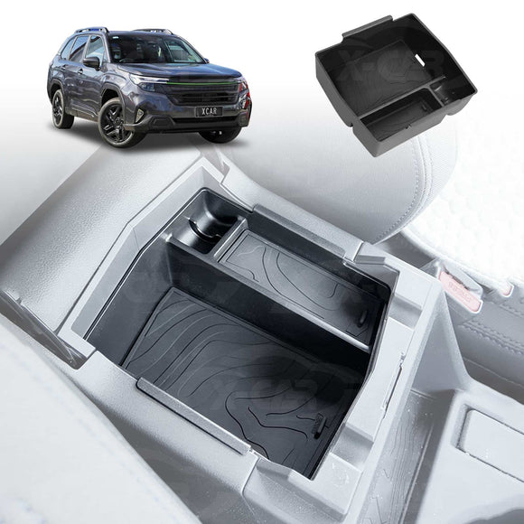 Centre Console Organiser for Subaru Forester 6th Gen 2025-Onwards Armrest Cup Holder Storage Tray Accessories