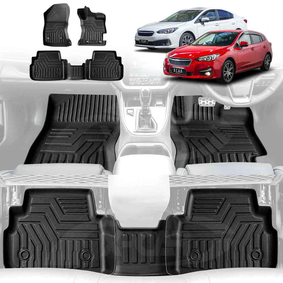 3D Floor Mats for Subaru Impreza AUTO G5 Series 2017-2023 All-Weather Car Liners
