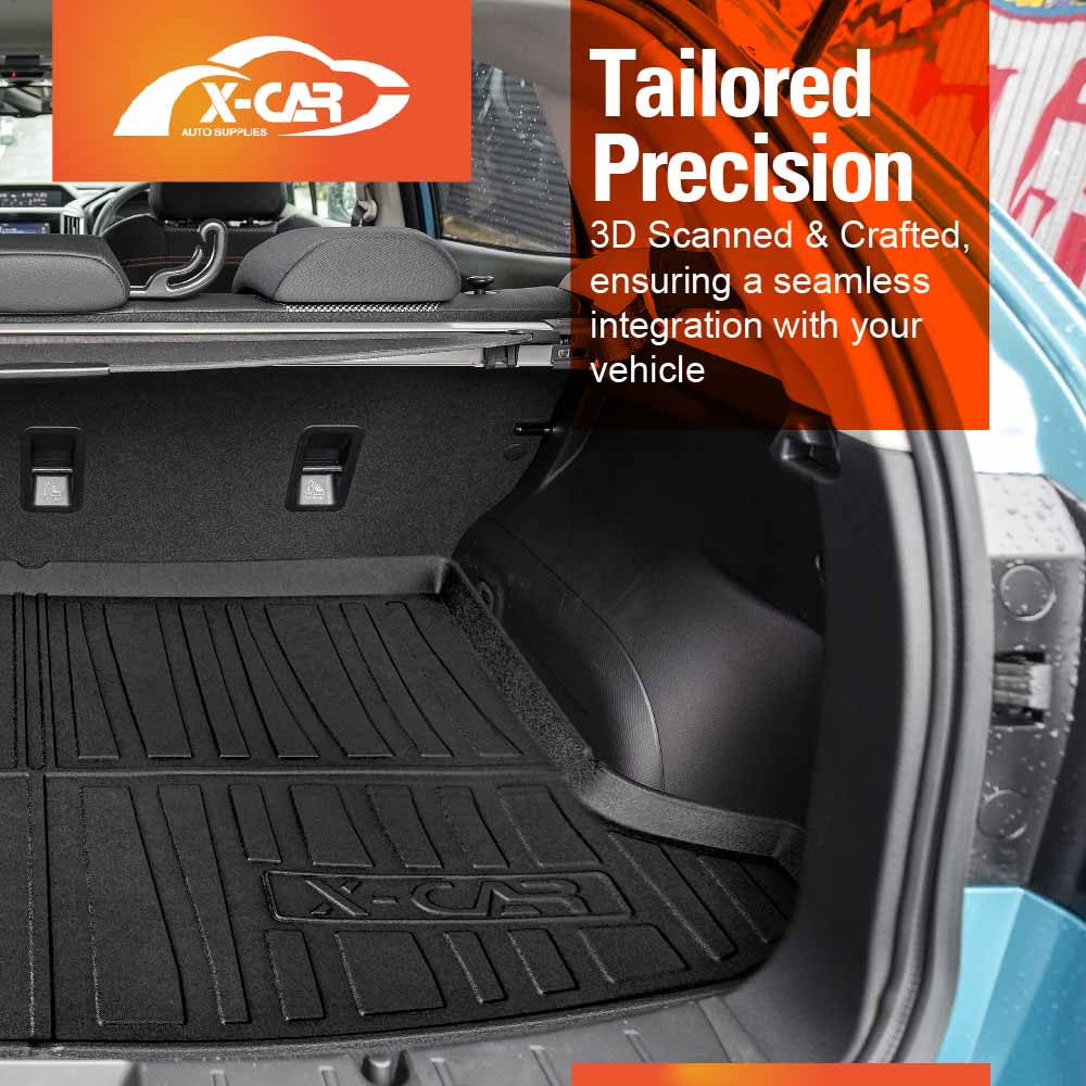 Cargo Liner Trunk Floor Mats Kagu All Weather Custom Fit Black Cargo Liner Trunk Floor Mats Kagu All Weather Custom Fit Black