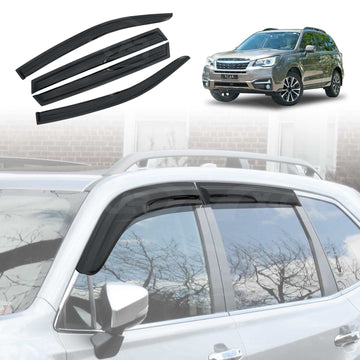 Weathershields for Subaru Forester 2012-2018 Car Weather Shields Wind Deflectors Sun Visors