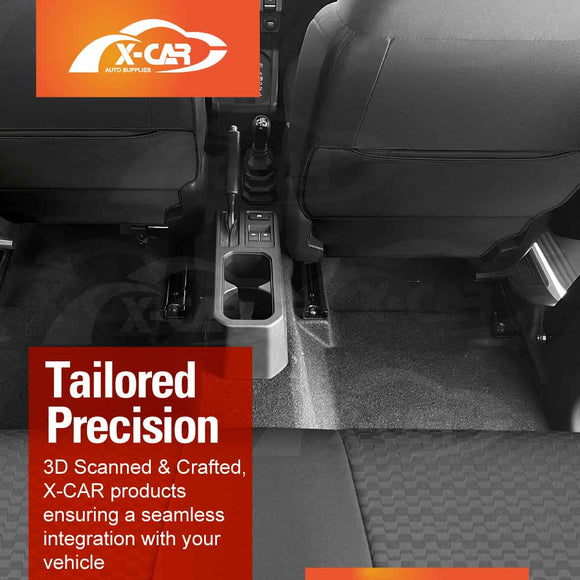 Car Front Seat Back Protectors for Suzuki Jimny 2018-Onwards Anti-Kick Mats PU Leather Cover Set of 2