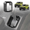 Gear Shift Frame Trim for Suzuki Jimny Auto 2018-Onwards Carbon Fiber Style Center Console Cover Protector-1