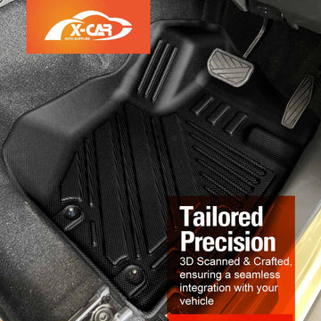 3D Floor Mats for Suzuki Jimny 3-Door Auto Transmission 2018-2025 All-Weather Car Liners - 0