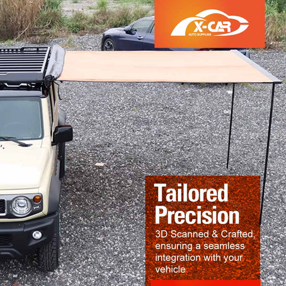 Roof Rack Side Awning for Suzuki Jimny 3-Door 2018-Onwards Multi-Functional Expansion Platform 4WD Off-Road Acessories