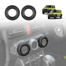 AC Climate Control Knob Cover for Suzuki Jimny 2018-Onwards Interior Heater Dial Ring Trim-1