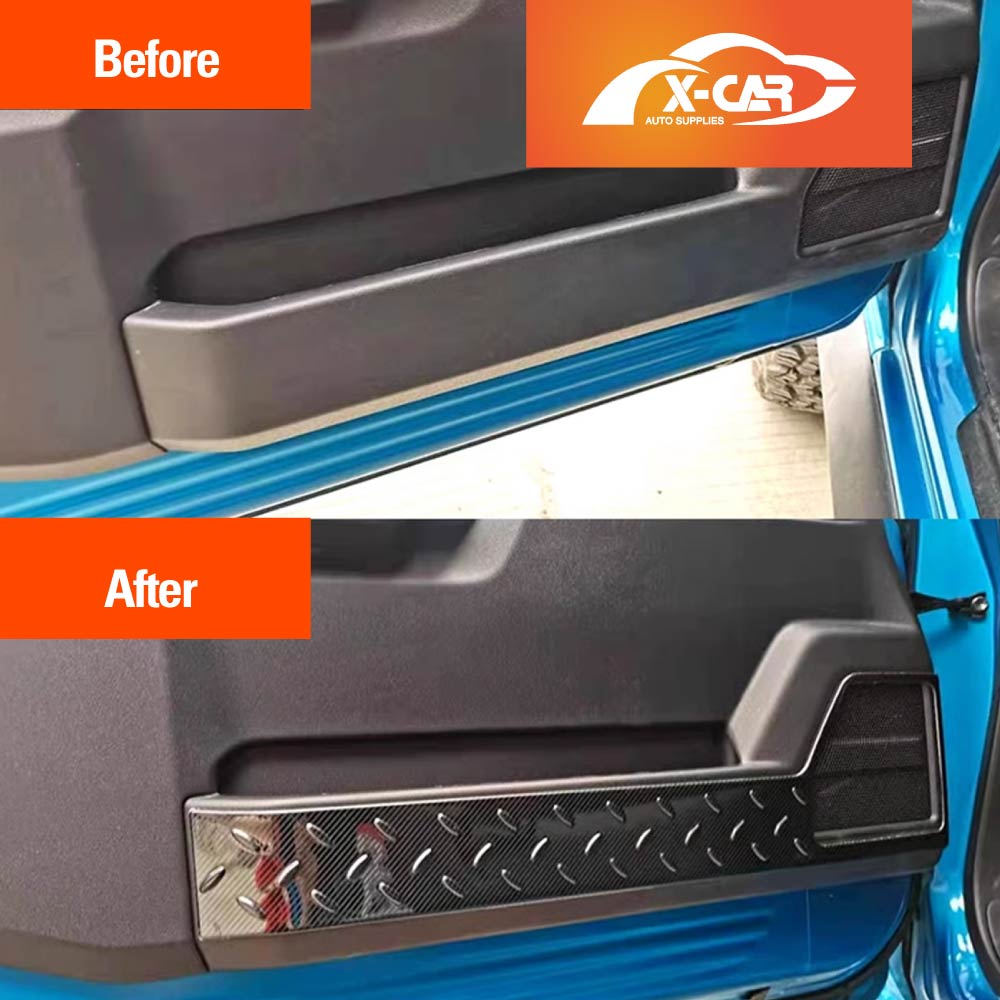 Anti Kick Car Door Panel For Suzuki Jimny 3-Door 2018-2025 Steel Protective Cover Guard - 0