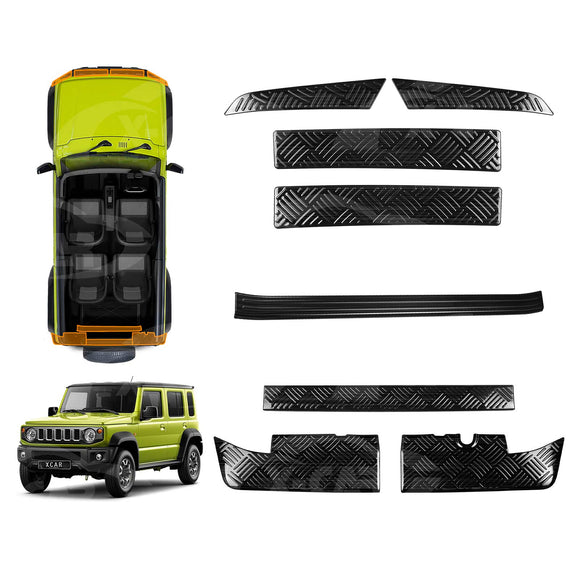 Bumper Guard & Boot Sill Protector Panel for Suzuki Jimny XL 5-Door 2023-Onwards Scuff Plate Accessories