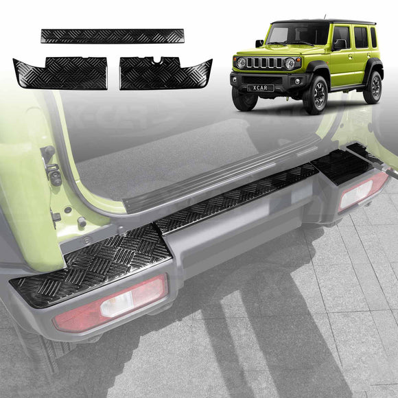 Bumper Guard & Boot Sill Protector Panel for Suzuki Jimny XL 5-Door 2023-Onwards Scuff Plate Accessories