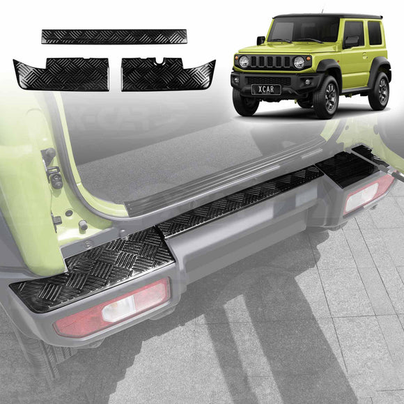 Bumper Guard Trims for Suzuki Jimny 3-Door 2018-Onwards Scuff Plate Panel Accessories