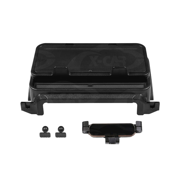 Storage Box with Phone Holder for Suzuki Jimny 3-Door 2018-Onwards Car Screen Hidden Organizer Tray Accessories