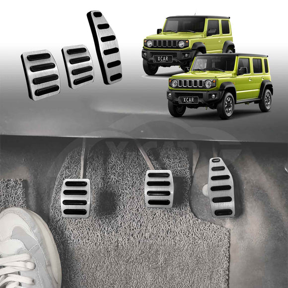 Foot Pedals Pads Cover for Suzuki Jimny  2018-Onwards Aluminum Non-Slip Anti-Slip Accelerator Brake Clutch