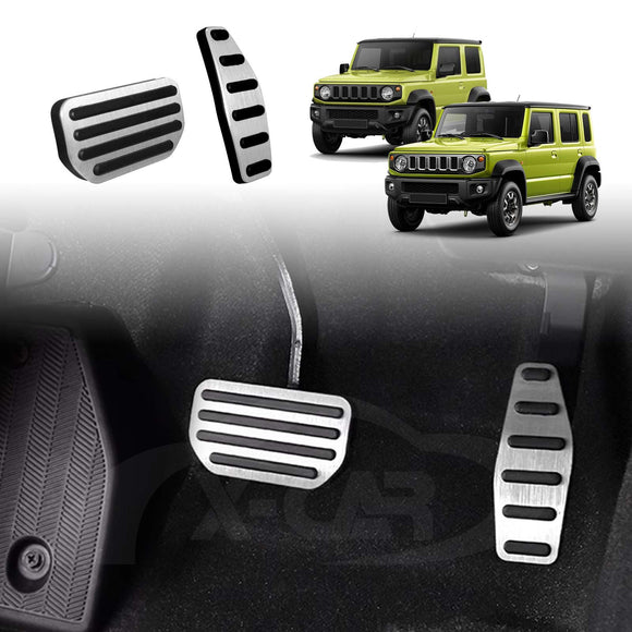 Foot Pedals Pads Cover for Suzuki Jimny  2018-Onwards Aluminum Non-Slip Anti-Slip Accelerator Brake Clutch
