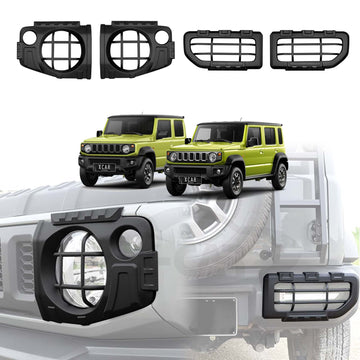 Head / Tail Light Trim Guard Set for Suzuki Jimny 2018-Onwards