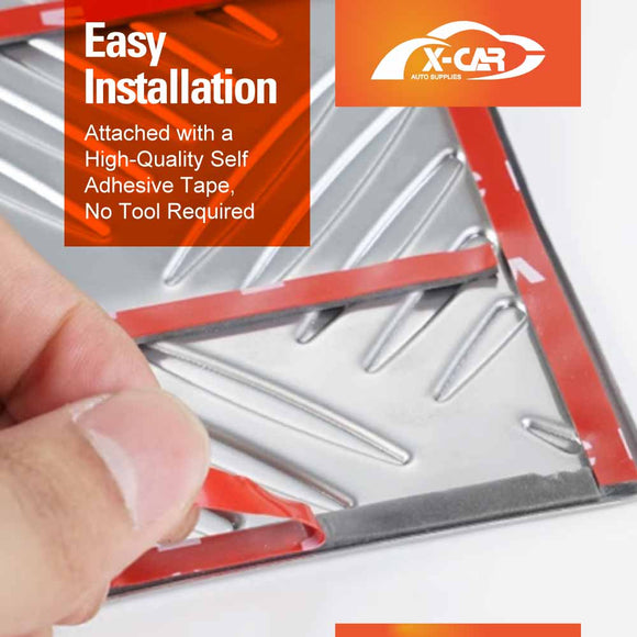 Rear Bumper Guard & Boot Sill Protector Panel for Suzuki Jimny XL 5-Door 2023-Onwards Carbon Fiber Style Scuff Plate Accessories