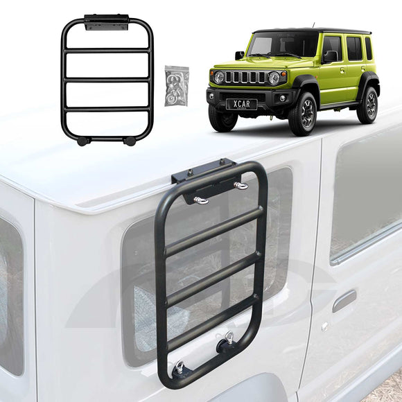 Rear Ladder/ Side Ladder for Suzuki Jimny XL 5-Door 2023-Onwards Tailgate Aluminum Alloy Climbing Rack