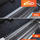 Rear Bumper Guard & Boot Sill Protector Panel for Suzuki Jimny XL 5-Door 2023-Onwards Carbon Fiber Style Scuff Plate Accessories-3