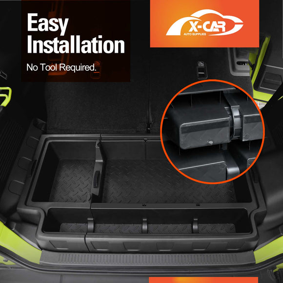 Rear Trunk Storage Box Organizer for Suzuki Jimny XL 5-Door 2023-Onwards Car Cargo Toolbox Storage Tray Accessories