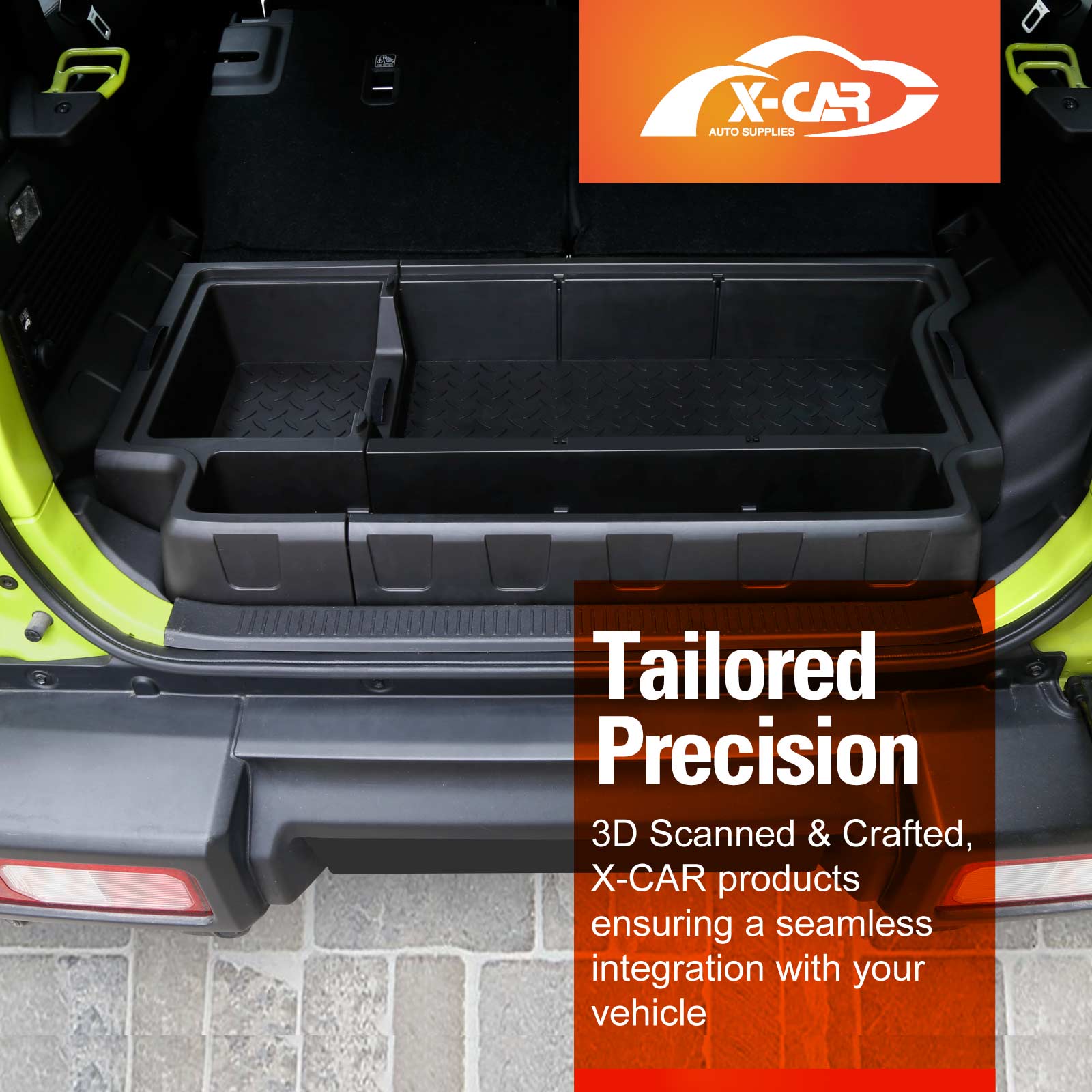 Rear Trunk Storage Box Organiser for Suzuki Jimny XL | X-CAR