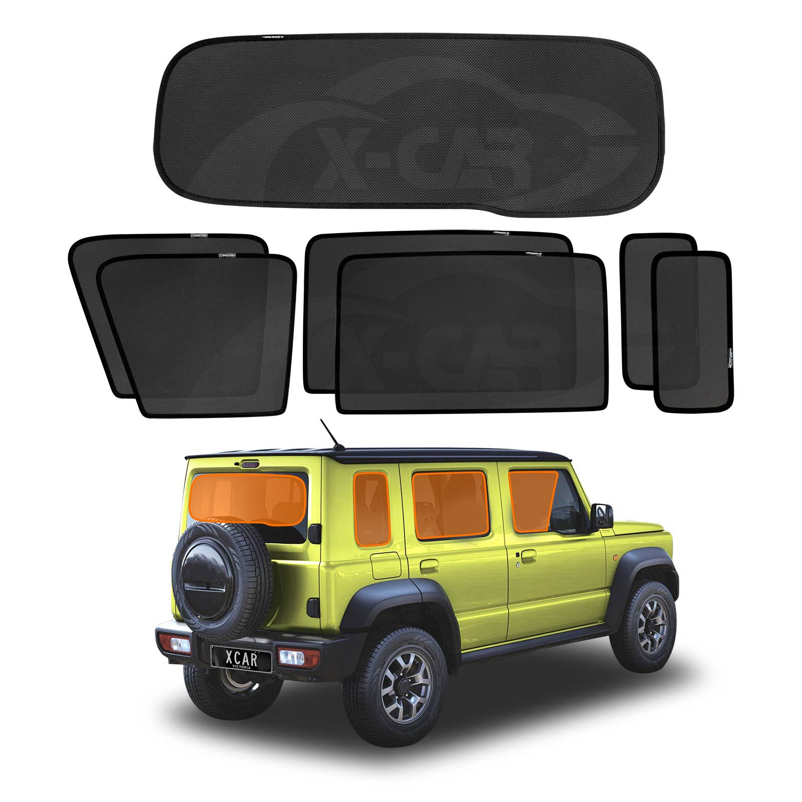 Window Sun Shades for Suzuki Jimny XL 5-Door 2023-2025 Rear Windscreen shade