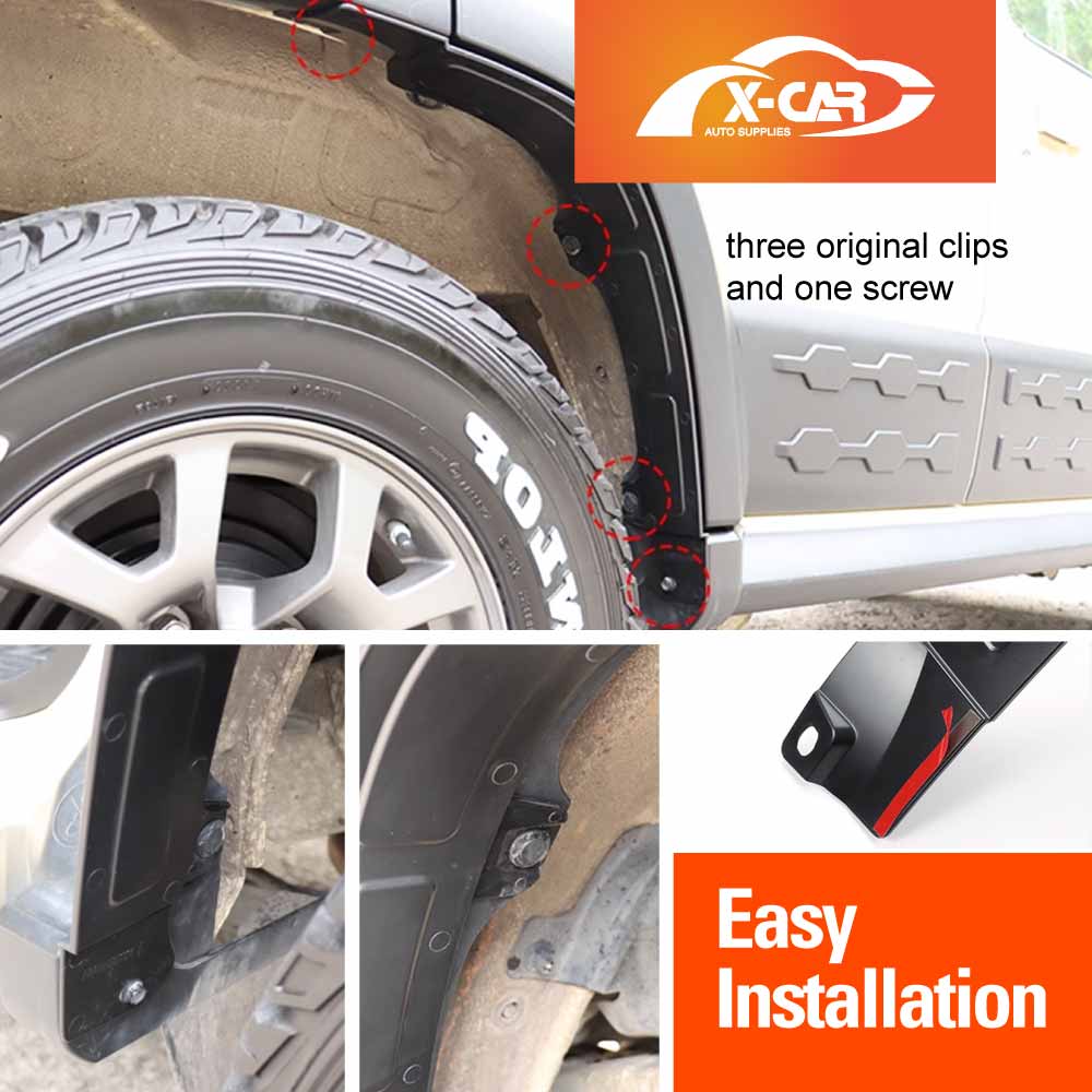Mud Flaps for Suzuki Jimny XL 5-Door 2023-2025 Splash Guards Mudguard Fender