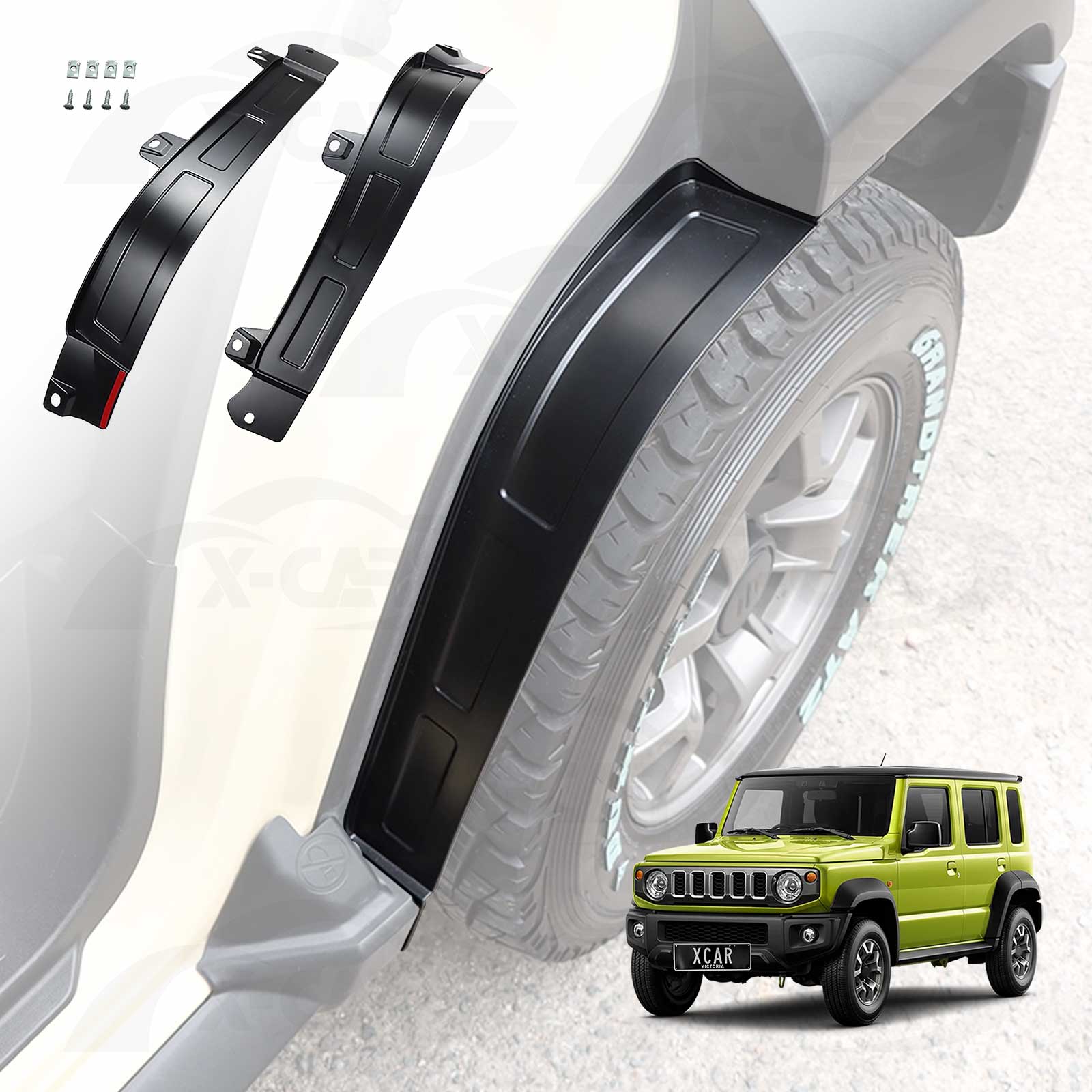 Mud Flaps for Suzuki Jimny XL 5-Door 2023-2025 Splash Guards Mudguard Fender