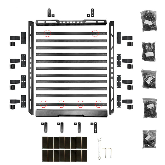 Roof Rack Side Awning for Suzuki Jimny XL 5-Door 2023-Onwards Multi-Functional Expansion Platform 4WD Off-Road Acessories