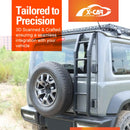 Rear Ladder/ Side Ladder for Suzuki Jimny XL 5-Door 2023-Onwards Tailgate Aluminum Alloy Climbing Rack-6