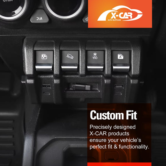 Centre Console Charger Hub for Suzuki Jimny Auto 2018-Onwards Cigarette Lighter Adapter Interior Accessories