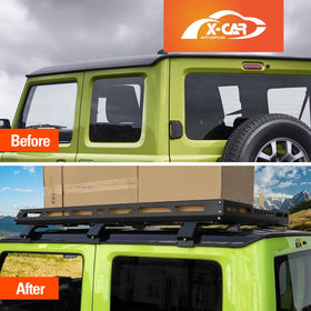 Roof Rack Side Awning for Suzuki Jimny 3-Door 2018-Onwards Multi-Functional Expansion Platform 4WD Off-Road Accessories - 0
