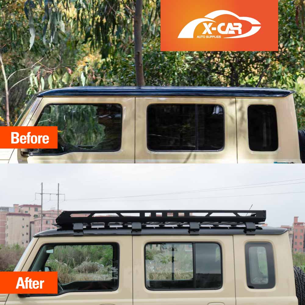 Roof Luggage Rack for Suzuki Jimny XL 5-Door 2023-2025 Multi-Functional Expansion Platform Aluminum Alloy
