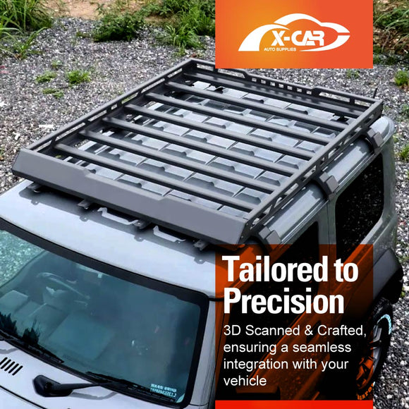 Roof Rack Side Awning for Suzuki Jimny 3-Door 2018-Onwards Multi-Functional Expansion Platform 4WD Off-Road Acessories