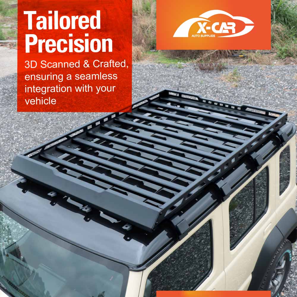 Roof Luggage Rack for Suzuki Jimny XL 5-Door 2023-2025 Multi-Functional Expansion Platform Aluminum Alloy - 0
