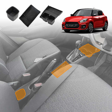 Centre Console Organizer for Suzuki Swift 3rd Gen 2017-2024 Storage Box Interior Accessories