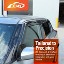 Weathershields for Suzuki Swift 2017-2024 Car Weather Shields Wind Deflectors Sun Visors-4