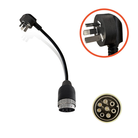 Portable Type 2 EV Charger Swappable Tail Adapters 10A/15A/20A/32A Modular Charging Kit Accessories