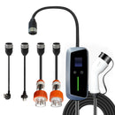 Portable Type 2 EV Charger Swappable Tail Adapters 10A/15A/20A/32A Modular Charging Kit Accessories-1