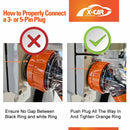 Portable Type 2 EV Charger Swappable Tail Adapters 10A/15A/20A/32A Modular Charging Kit Accessories-5