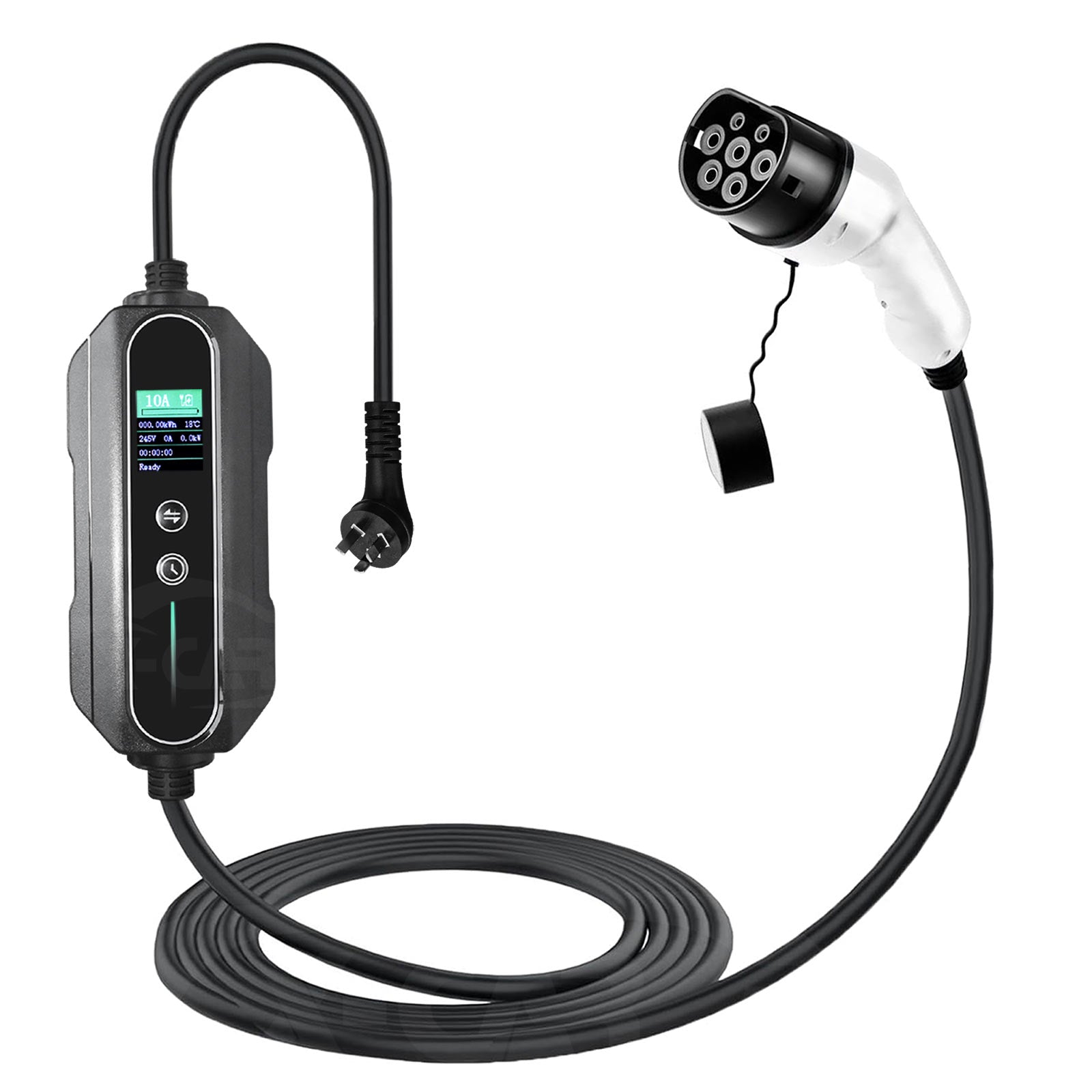 Type 2 Portable EV Charger 10 Amp 2.4KW 5M for Jeep Grand Cherokee, Compass PHEV Avenger