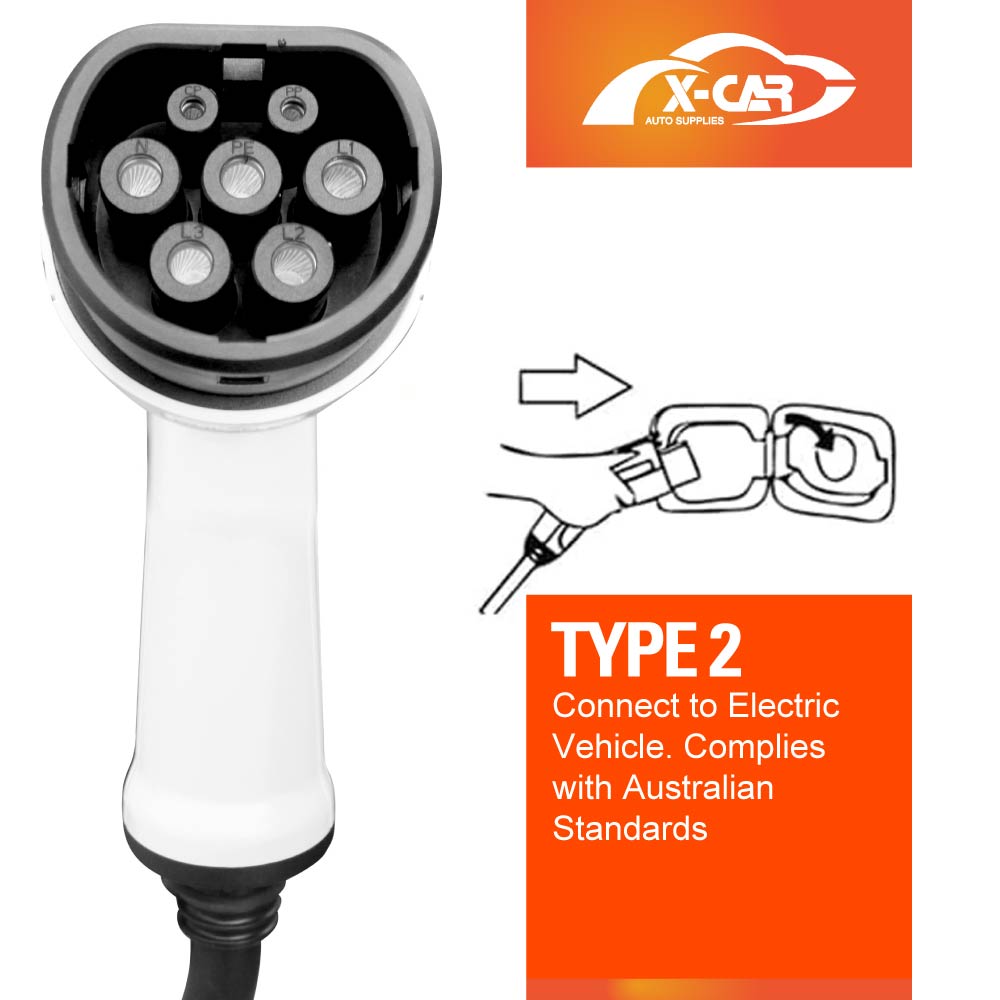 Type 2 Portable EV Charger 10 Amp 2.4KW for Hyundai IONIQ 5 6 Kona EV Inster PHEV