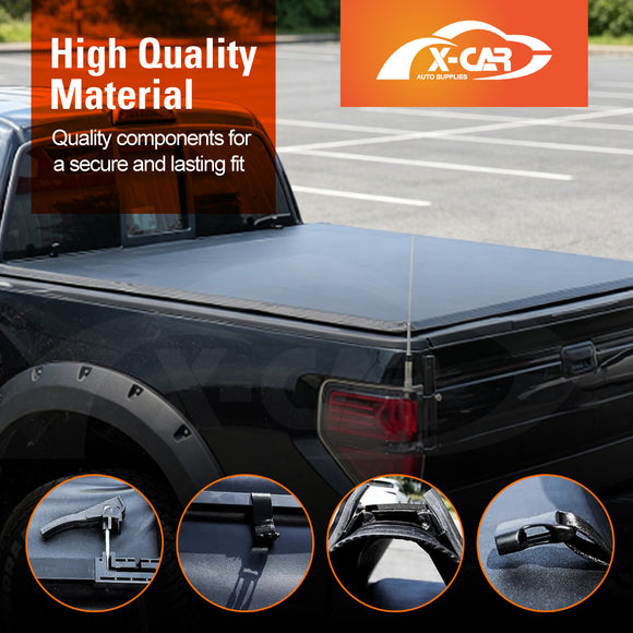 Soft Tonneau Cover for Nissan Navara D27 Series Dual Cab 2026-Onwards Tri-Fold Ute Tub Bed