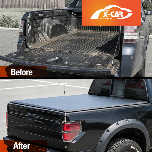 Soft Tonneau Cover for Nissan Navara D27 Series Dual Cab 2026-Onwards Tri-Fold Ute Tub Bed
