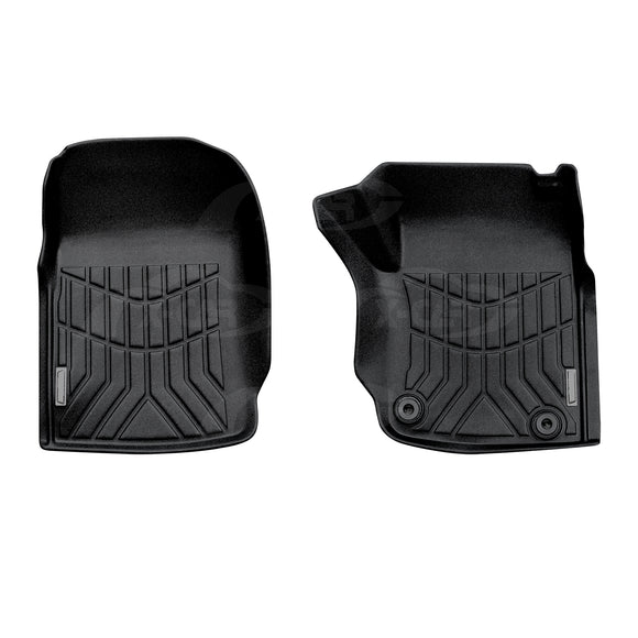 3D Front Floor Mats for Toyota Land Cruiser 79 Series Single Cab 2012-2016 All-Weather Car Liners