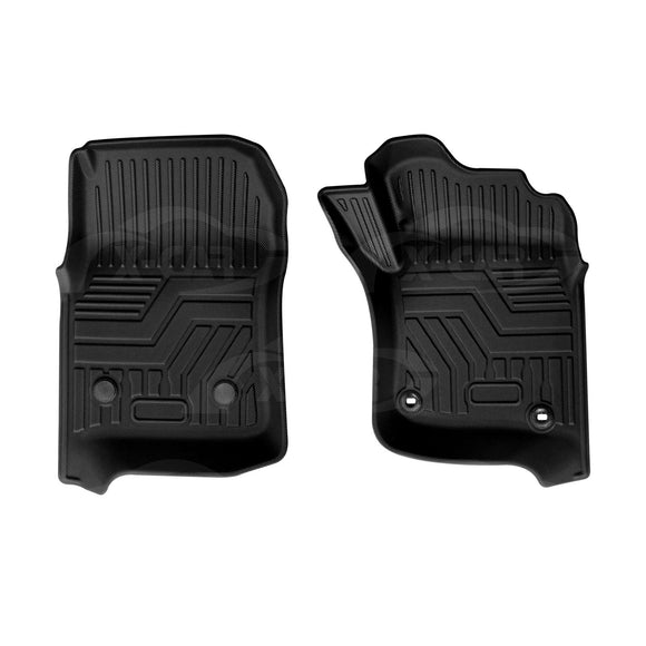 3D Front Floor Mats for Toyota Land Cruiser 79 Series Single Cab 2012-2016 All-Weather Car Liners
