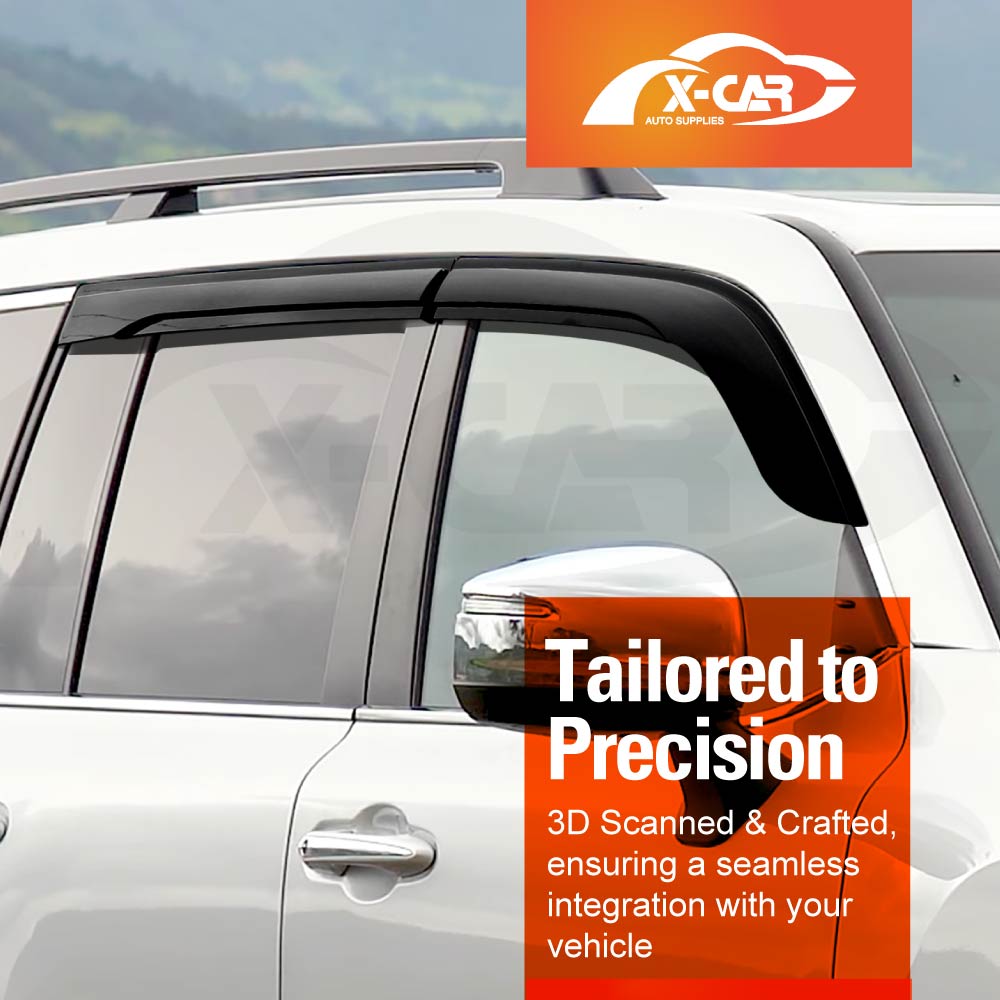 WeatherShields For Toyota Landcruiser 300 LC300 2021-2025 Car Weather Shields Wind Deflectors Sun Visors