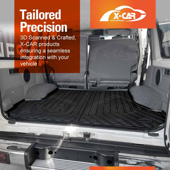 Boot Liner/Back Seat Protector for Toyota Landcruiser 70/76 Series 2023-Onwards Cargo Trunk Mat Luggage Tray