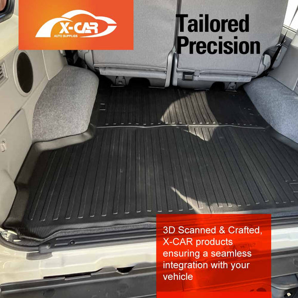 Boot Liner/Back Seat Protector for Toyota Landcruiser 70/76 Series 2023-Onwards Cargo Trunk Mat Luggage Tray