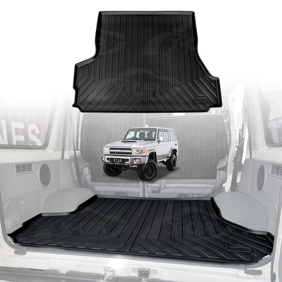 Boot Liner for Toyota Landcruiser 70/76 Series 2012-2023 Cargo Trunk Mat Luggage Tray