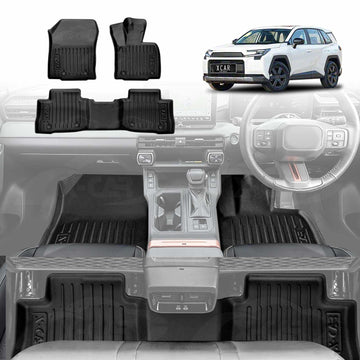 3D Floor Mats for Toyota Rav4 Rav 4 6th Gen 2026-Onwards All Weather Car Liners